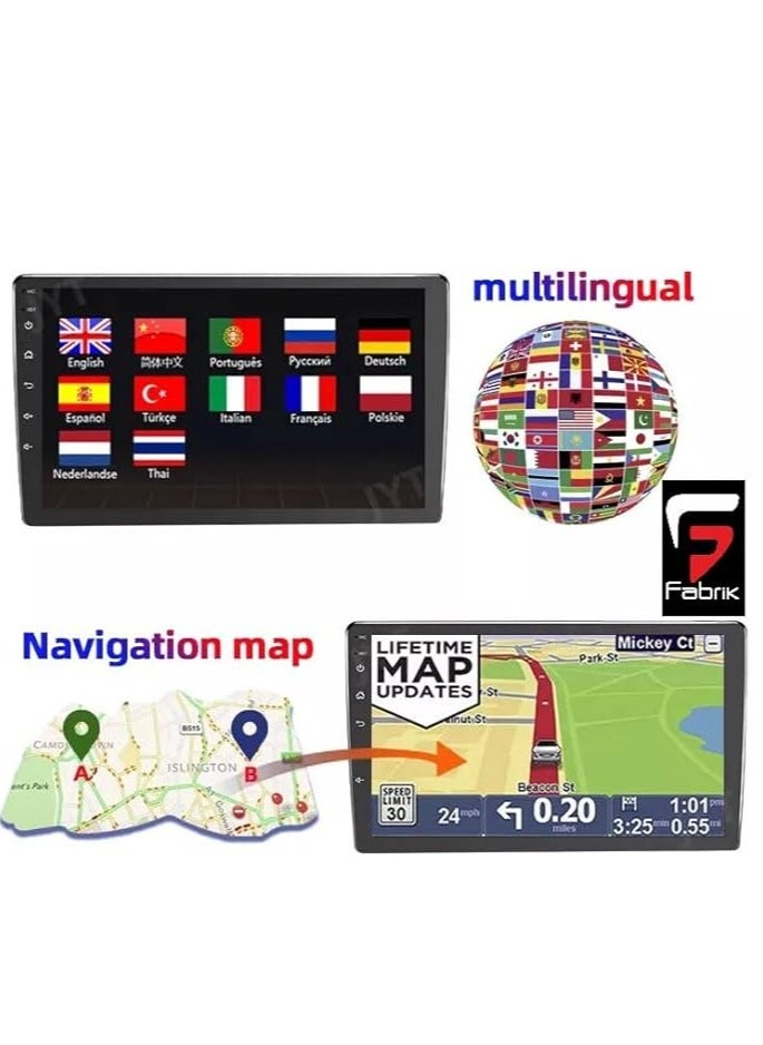 Car Multimedia Player for Honda City 2015-2018 Android Head Unit Radio Stereo GPS Navigation Wifi DSP CarPlay + HD Fish Mouth Style Parking Camera