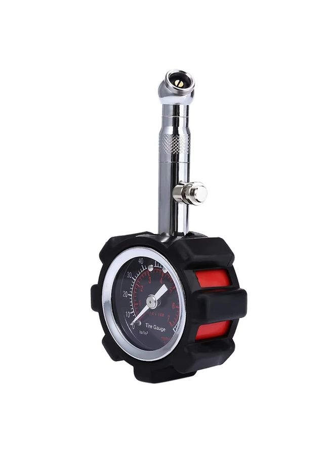 Black High Accuracy 100 PSI Tire Pressure Gauge for Car Truck Motorcycle - Image 3