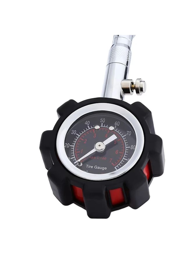 Black High Accuracy 100 PSI Tire Pressure Gauge for Car Truck Motorcycle - Image 4