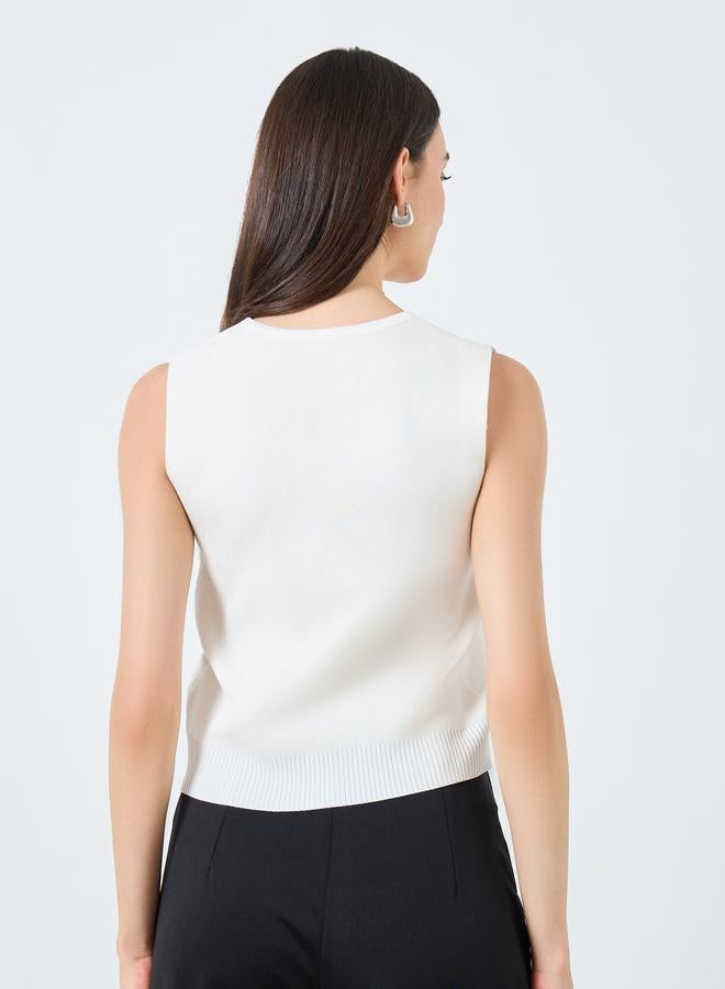 تايك تو بلوزة كت بدون أكمام - Image 4