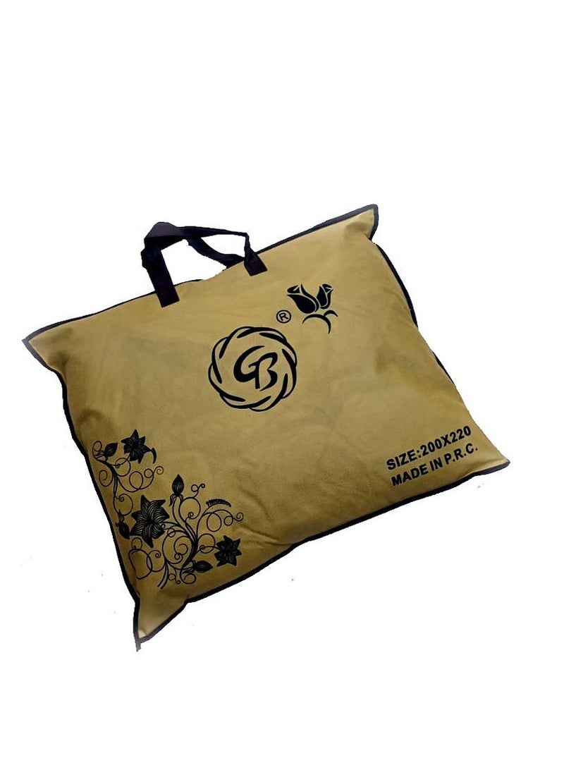 GB Embossed  Flannel Fleece Blanket Travel Blanket for Bed and Sofas Luxurious Warm and Comfortable Size 220*240 - Image 2