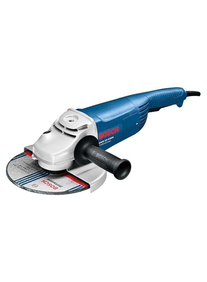BOSCH GWS 2200 Cutting and sanding machine for cutting all metals, wood and concrete, 2200W - Image 1
