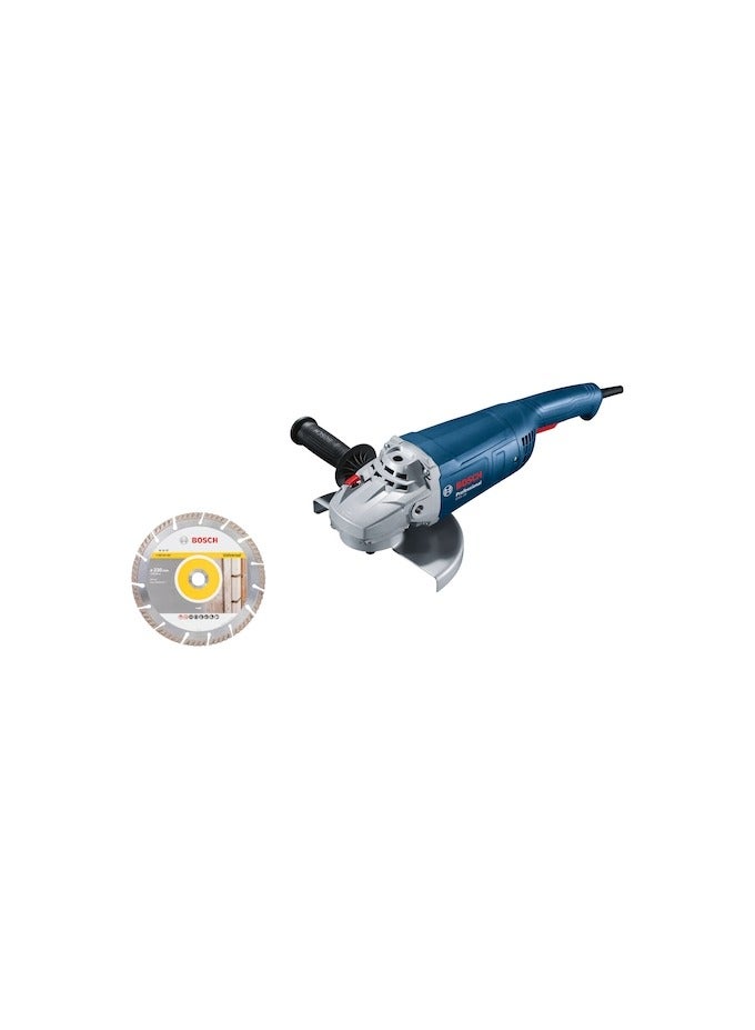 BOSCH GWS 2200 Cutting and sanding machine for cutting all metals, wood and concrete, 2200W - Image 4