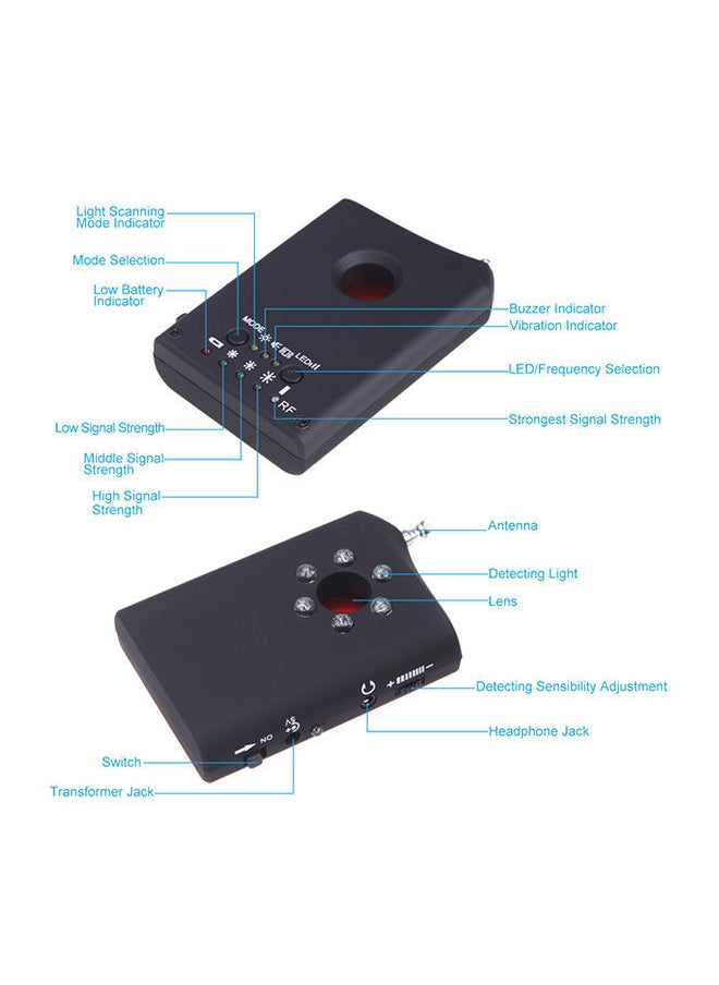 Anti-Spy Detector LDRF-DT1 Camera Black