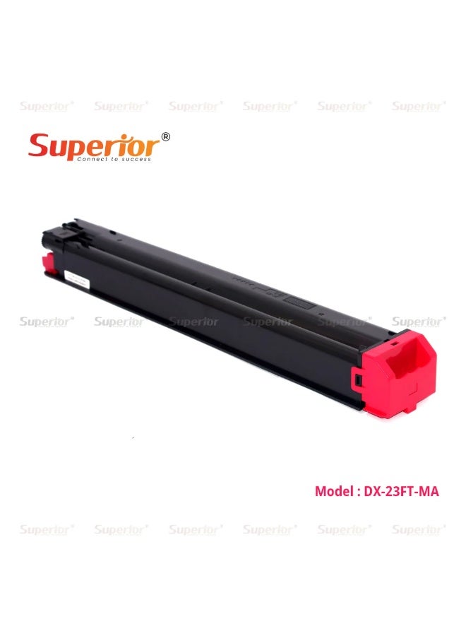 SOS Superior Superior DX-23FT-MA Magenta Compatible Toner Cartridge – Replacement for Sharp MX-23FT – For Sharp MX-2310 / MX-2314 / MX-2010 / MX-2010U / MX-2310F / MX-2310U / MX-2314N / MX-2318UC - Image 2