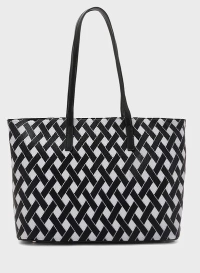 ELLA 3 In 1 Printed Large Tote Bag With Coin Pouch