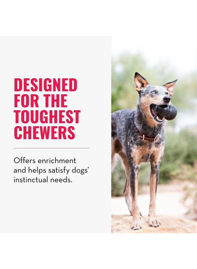 KONG Extreme Dog Toy - Fetch & Chew Toy - Treat-Filling Capabilities & Erratic Bounce for Extended Play Time Most Durable Natural Rubber Material - for Power Chewers - for X-Large Dogs - Image 2