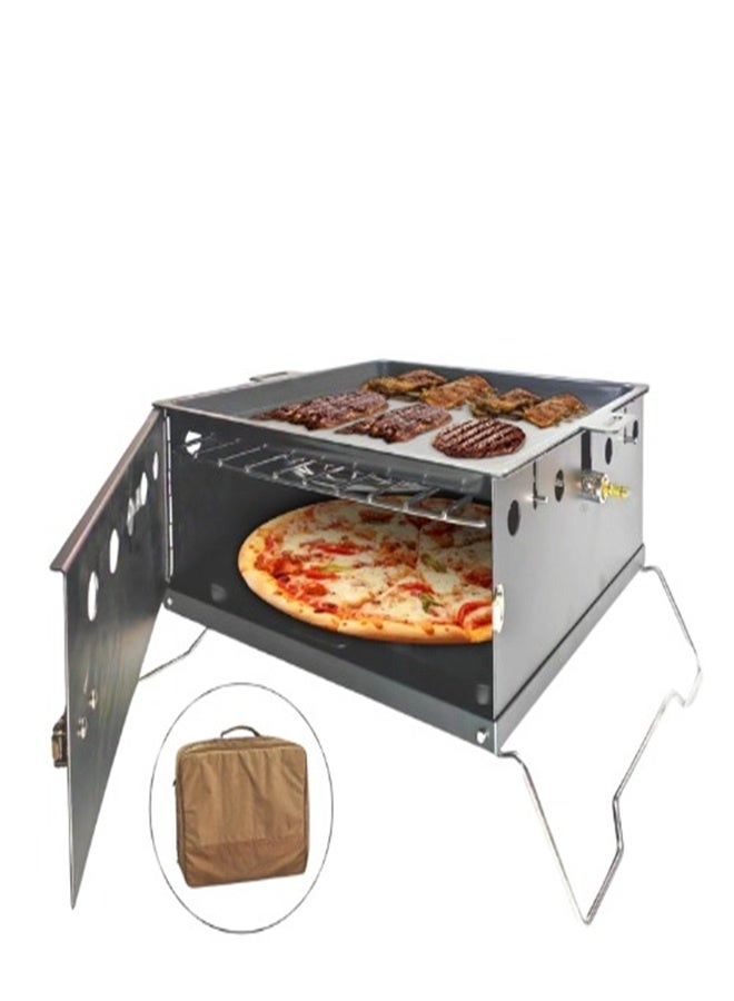 Gas grill and camping oven - Image 1