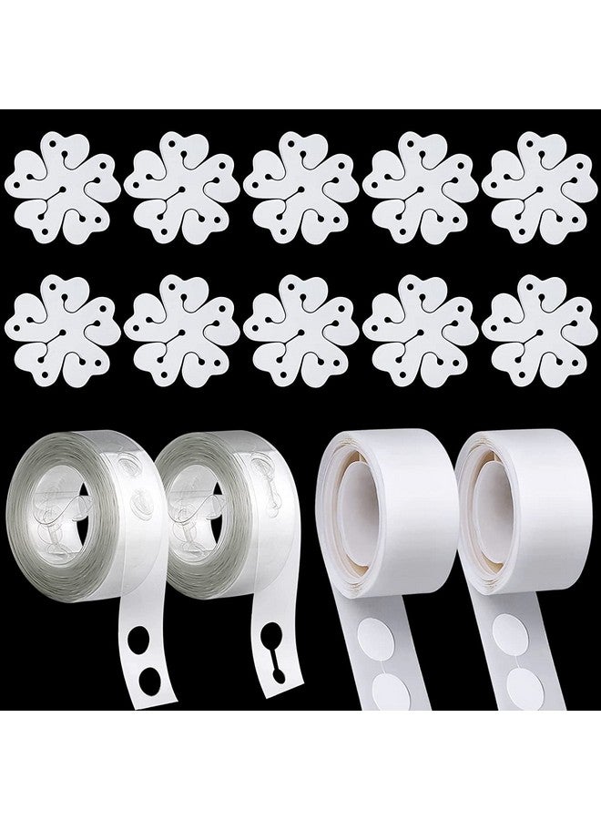 توي إكس إي مجموعة إكسسوارات تزيين البالونات القابلة لإعادة الاستخدام من TOYXE، مكونة من مشابك الزهور وشريط لاصق وشريط صنع القوس، مجموعة مكونة من 14 قطعة، متعددة الألوان - Image 1