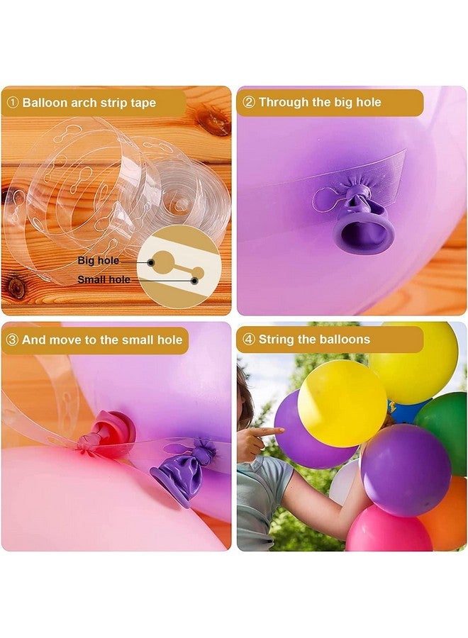 توي إكس إي مجموعة إكسسوارات تزيين البالونات القابلة لإعادة الاستخدام من TOYXE، مكونة من مشابك الزهور وشريط لاصق وشريط صنع القوس، مجموعة مكونة من 14 قطعة، متعددة الألوان - Image 5