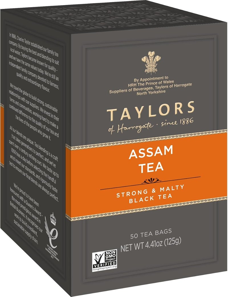 Taylors of Harrogate Pure Assam Tea - 50 Teabags - Image 2