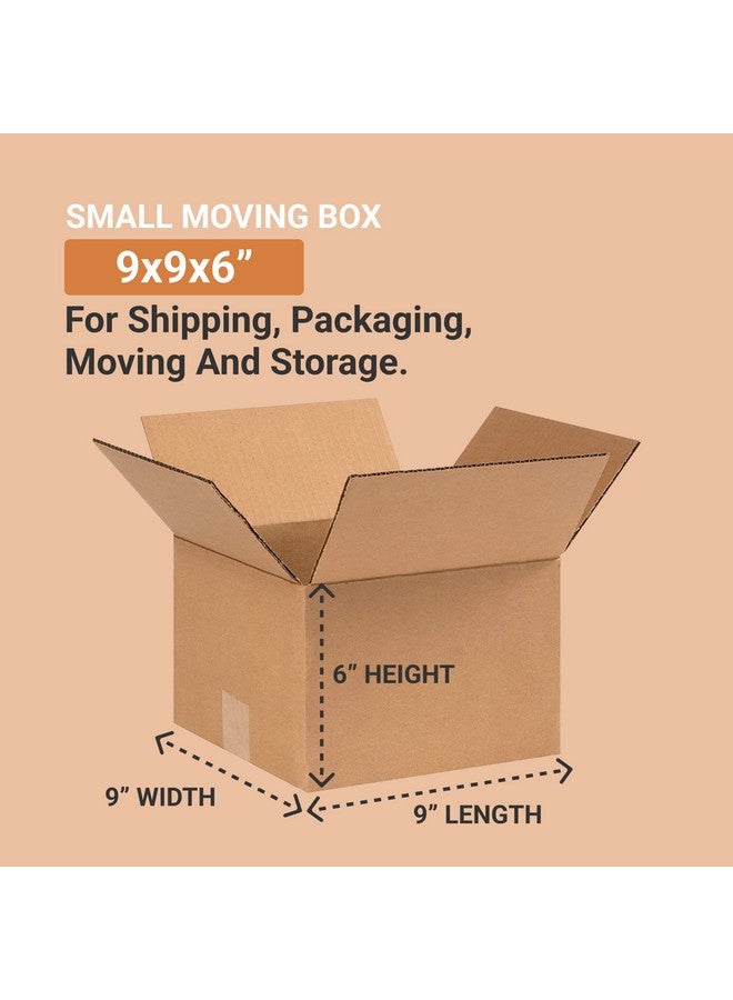 أفيديتي 9X9X6 صناديق مموجة صغيرة 9L X 9W X 6H حزمة من 25 شحن التعبئة والتغليف صندوق تخزين متحرك للمنزل أو العمل صناديق بالجملة قوية بالجملة - Image 3