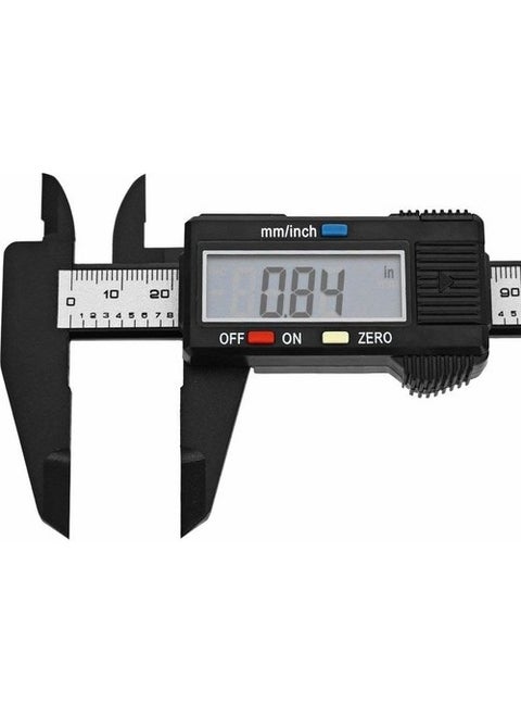 Caliper Digital LCD Display Carbon Fiber Precision 150MM Thickness Gauge