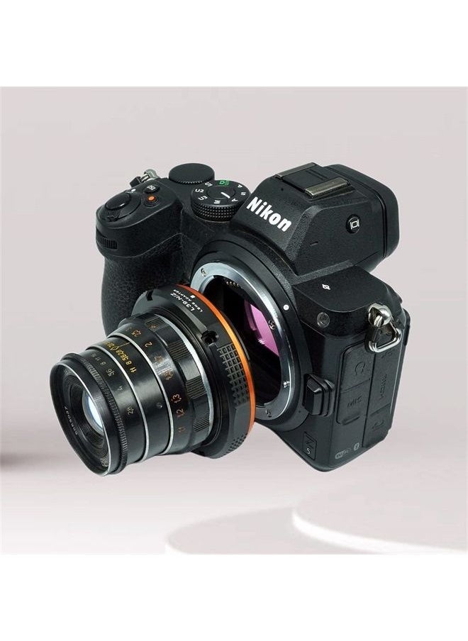 PHOLSY - Lens Mount Adapter Compatible with Leica M39 Lens (L39 M39 LTM 39mm Lens) to Nikon Z Mount Camera Body Compatible with Nikon Z fc, Z30, Z9, Z8, Z6, Z7, Z5, Z50 (Note: NOT FIT Z6 II and Z7 II) - Image 1