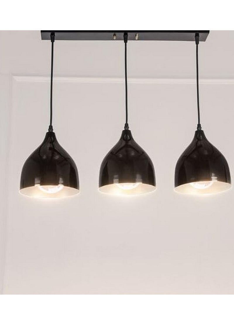 Black Metal Chandelier-80×50 Cm 