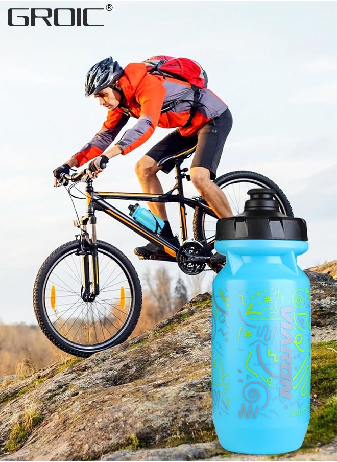 GROIC Water Bottle Cages for MTB Bikes with 550ml Water Cup- Lightweight Aluminum Alloy Holder Brackets - Easy to Install with Drilled Holes  - Image 5
