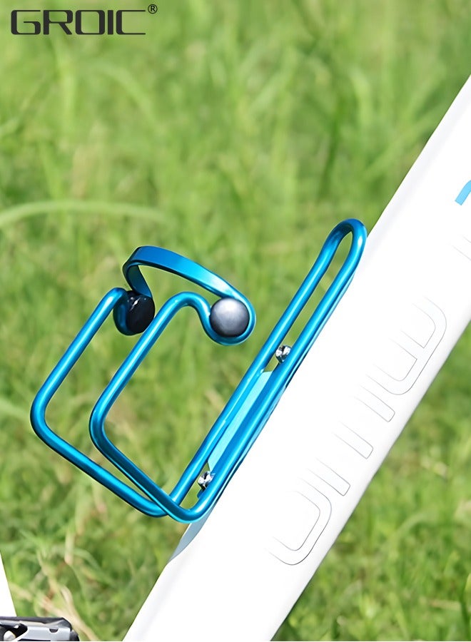 Water Bottle Cages for MTB Bikes with 550ml Water Cup- Lightweight Aluminum Alloy Holder Brackets - Easy to Install with Drilled Holes