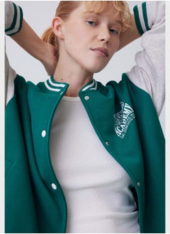 DeFacto Oversize Fit Sweat Bomber Cardigan  - Image 3