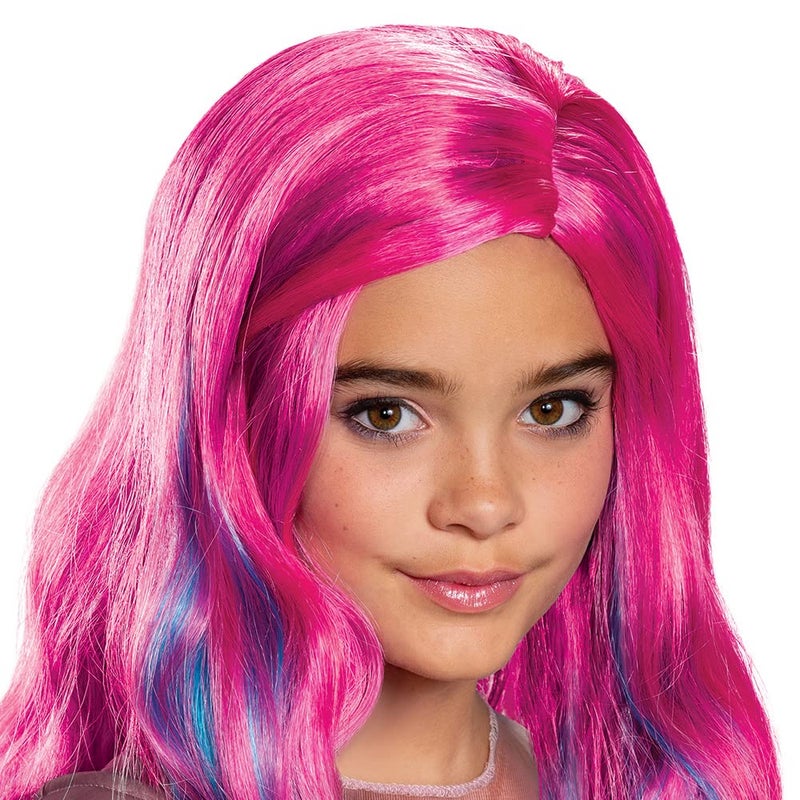 Disguise Audrey Descendants 3 Girls Wig Standard, Pink - Image 2