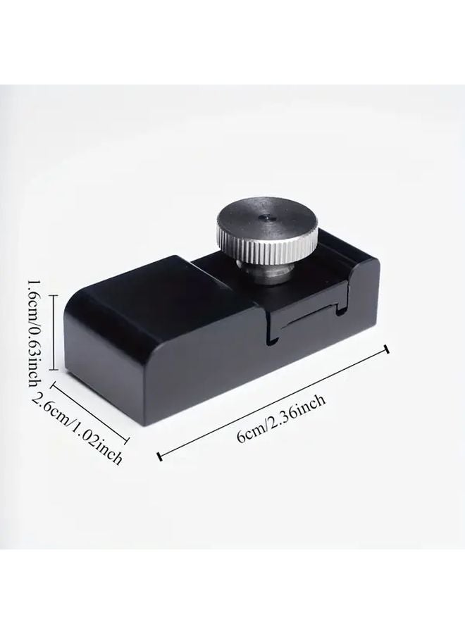 Square Stainless Steel Handheld Sandpaper Holder For Leathercraft Polishing And Grinding - Image 1