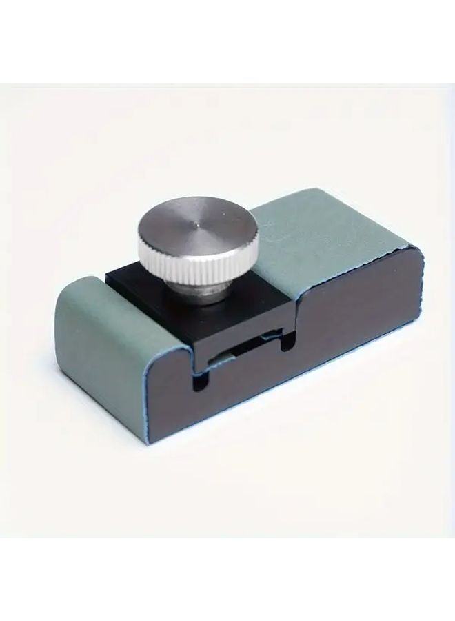Square Stainless Steel Handheld Sandpaper Holder For Leathercraft Polishing And Grinding - Image 2