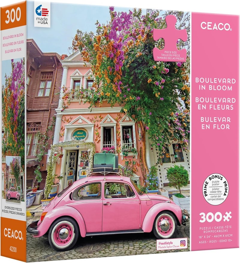 Ceaco Scenic Photography Boulevard in Bloom 300 Piece Jigsaw Puzzle - Image 3