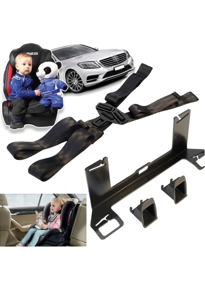 XiuWoo Universal Child Seat Anchor Kit Safe Cars Seat Mount Bracket, Extended Universal ISOFIX Latch Interface Bracket for Large SUVs, MPVs, Off-Road Vehicles with Thick Seats, 33.4*7.2*11.8cm  - Image 1