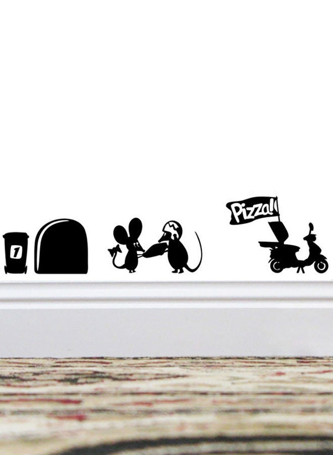 NIBEMINENT Animal Printed Wall Sticker Black/White 6.6x8.4x1cm  - Image 2