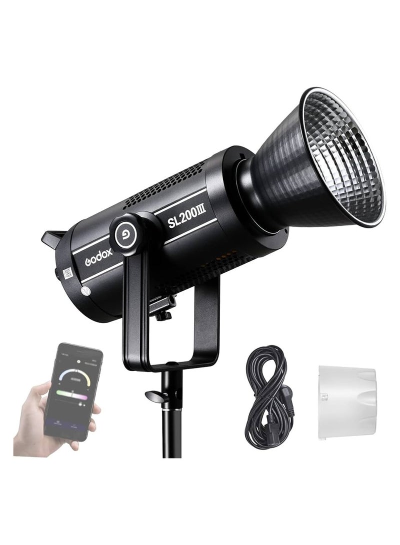 Godox SL200IIIBI BI Color Spotlight with APP Control | 200W Dual-Color LED Light | Adjustable Brightness | Perfect for Photography & Videography