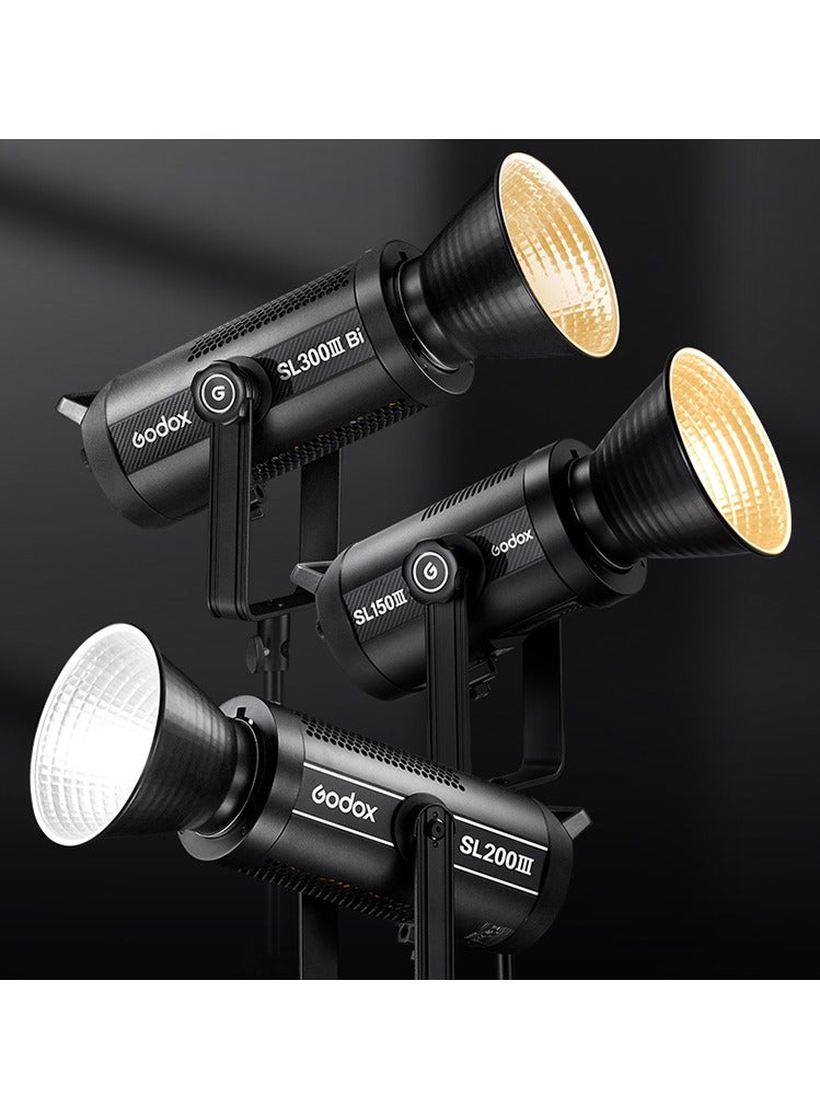 Godox SL200IIIBI BI Color Spotlight with APP Control | 200W Dual-Color LED Light | Adjustable Brightness | Perfect for Photography & Videography