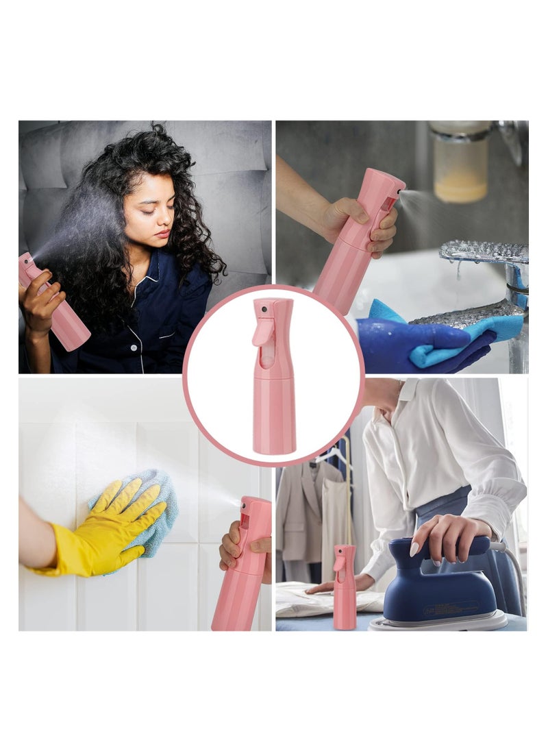 KHAJUL Continuous Spray Bottle, 200ml Hair Mister Spray Bottle, Fine Mist Water Spray Bottle for Salons,Barber, Plants, Skin Care, Cleaning (Pink)  - Image 4