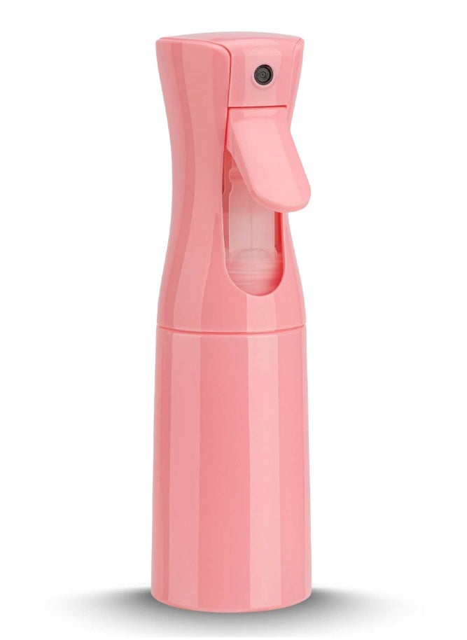 KHAJUL Continuous Spray Bottle, 200ml Hair Mister Spray Bottle, Fine Mist Water Spray Bottle for Salons,Barber, Plants, Skin Care, Cleaning (Pink)  - Image 1