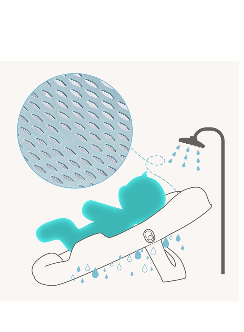 BABY PLUS Adjustable Baby Bathtub Holder For Newborns Shower Rack Gray - Image 5