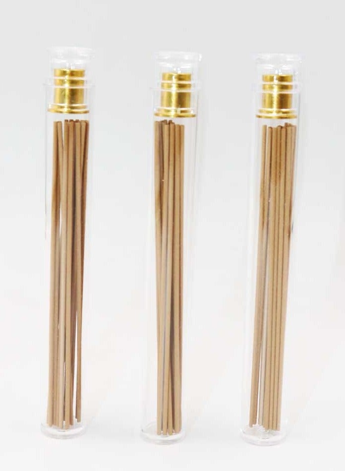 Bakhoor BoSidin 3 sets of Bakhoor Incense Sticks Cambodian Oud Incense in Clear Tube with Incense Holder Cover - Image 4