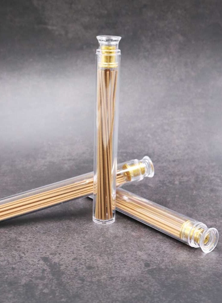 Bakhoor BoSidin 3 sets of Bakhoor Incense Sticks Cambodian Oud Incense in Clear Tube with Incense Holder Cover - Image 3