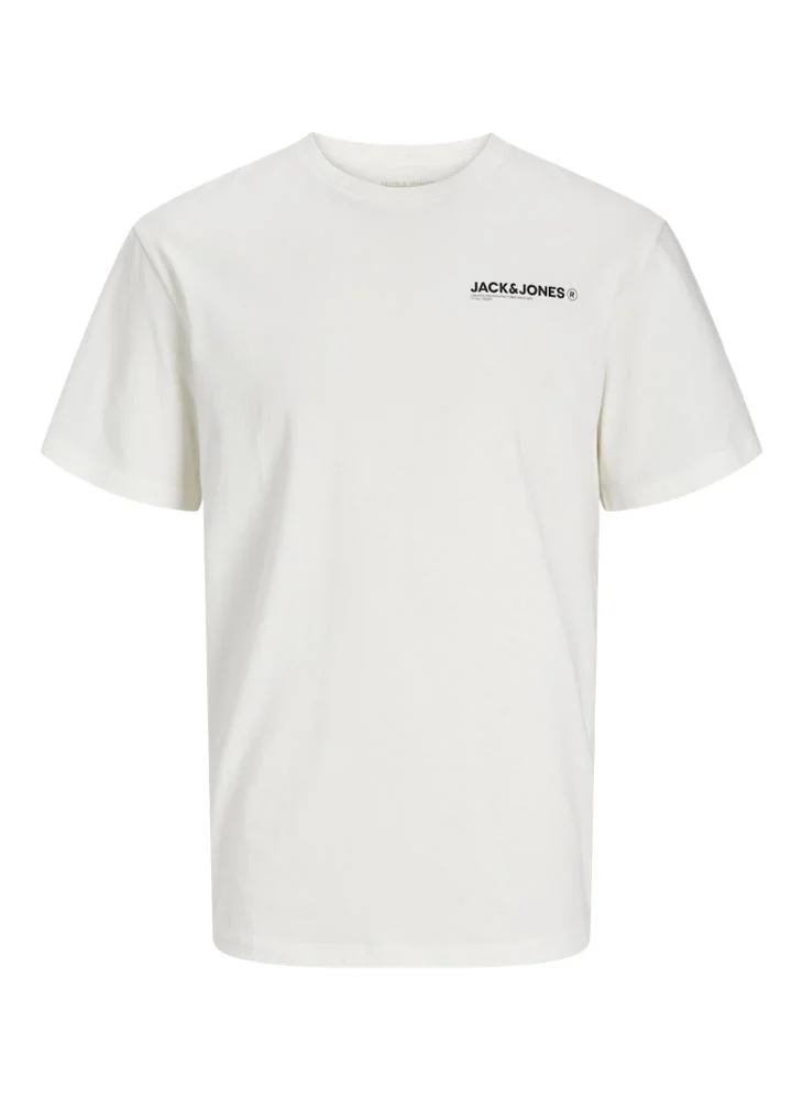 JACK & JONES Jjhawaii Logo Crew Neck T Shirt