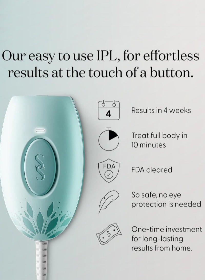 SmoothSkin Pure Mini Lite IPL Laser Hair Removal Device Long-Lasting Body and Facial Hair Removal Device for Women & Men Long-Lasting, Hair-Free Skin Bikini Shaver and Facial Epilator at Home, Green - Image 2