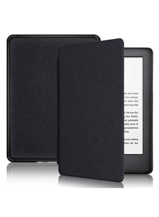 جراب حماية لجهاز Kindle Paperwhite 12th 7 inch 2024 - اللون: قماش أسود - الطراز الملائم: Kindle Paperwhite 12th 7 inch 2024 - Image 4