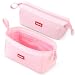 CICIMELON Pencil Case Large Capacity Pen Pouch Multifunctional Pencil Bag for School Students Teen Girls Office Women Adult Light Pink - Image 2