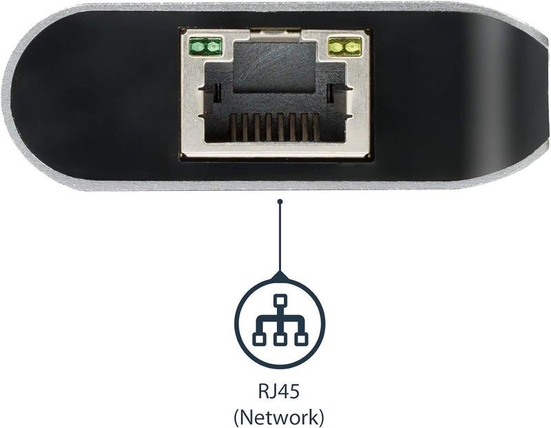 StarTechcom USB C Multiport Adapter  USBC Travel Dock to 4K HDMI 3x USB 30 Hub SDSDHC GbE 60W PD 30 PassThrough  Portable USBC Mini Docking Station USB TypeCThunderbolt 3 DKT30CSDHPD3 - Image 4