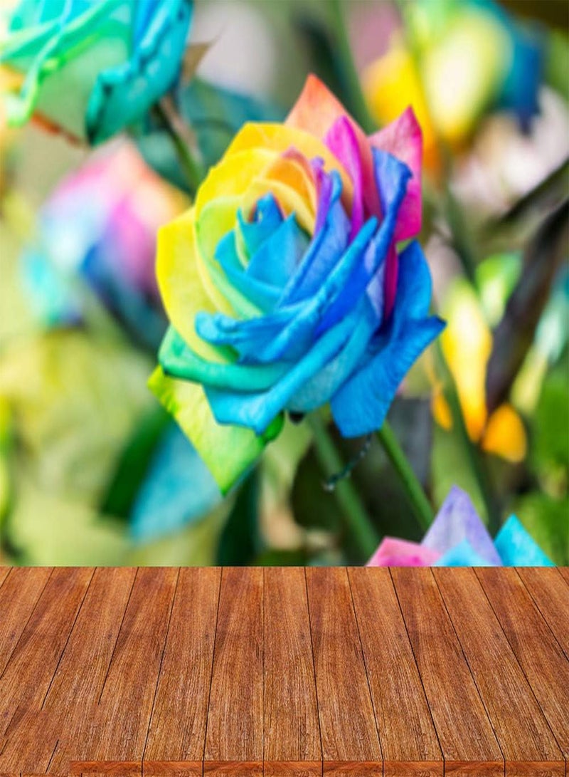 GGOOT 30pcs Rose Seeds Rainbow Rose Multiple Mixed Colors Spectacular Courtyard Landscape Easy to Cultivate and Low Maintenance Suitable for Beginner Garden Planting - Image 2