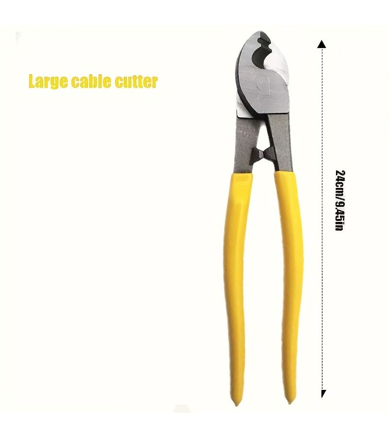 Household Heavy Duty Wire Cutters Cable Scissors Manual Electrician Tool For Cutting Electrical Wires Home Renovation Essential - Image 3