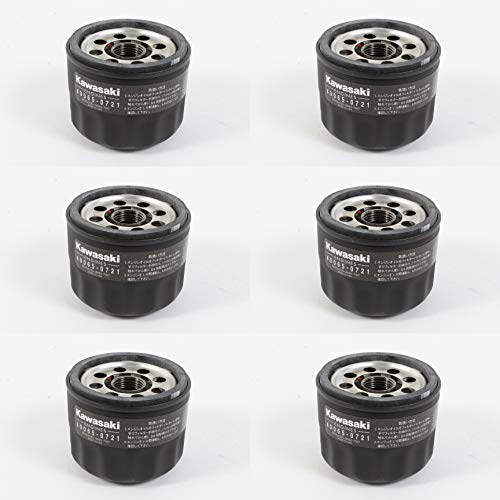 Kawasaki 6 Pack Genuine 49065-0721 Oil Filter OEM Replaces 49065-7007 - Image 1