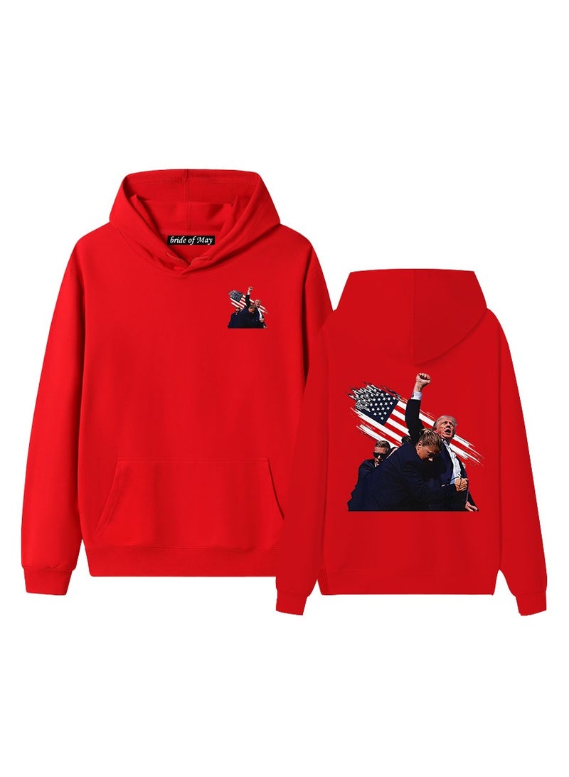 KUYING New Trump Print Hoodie - Image 1