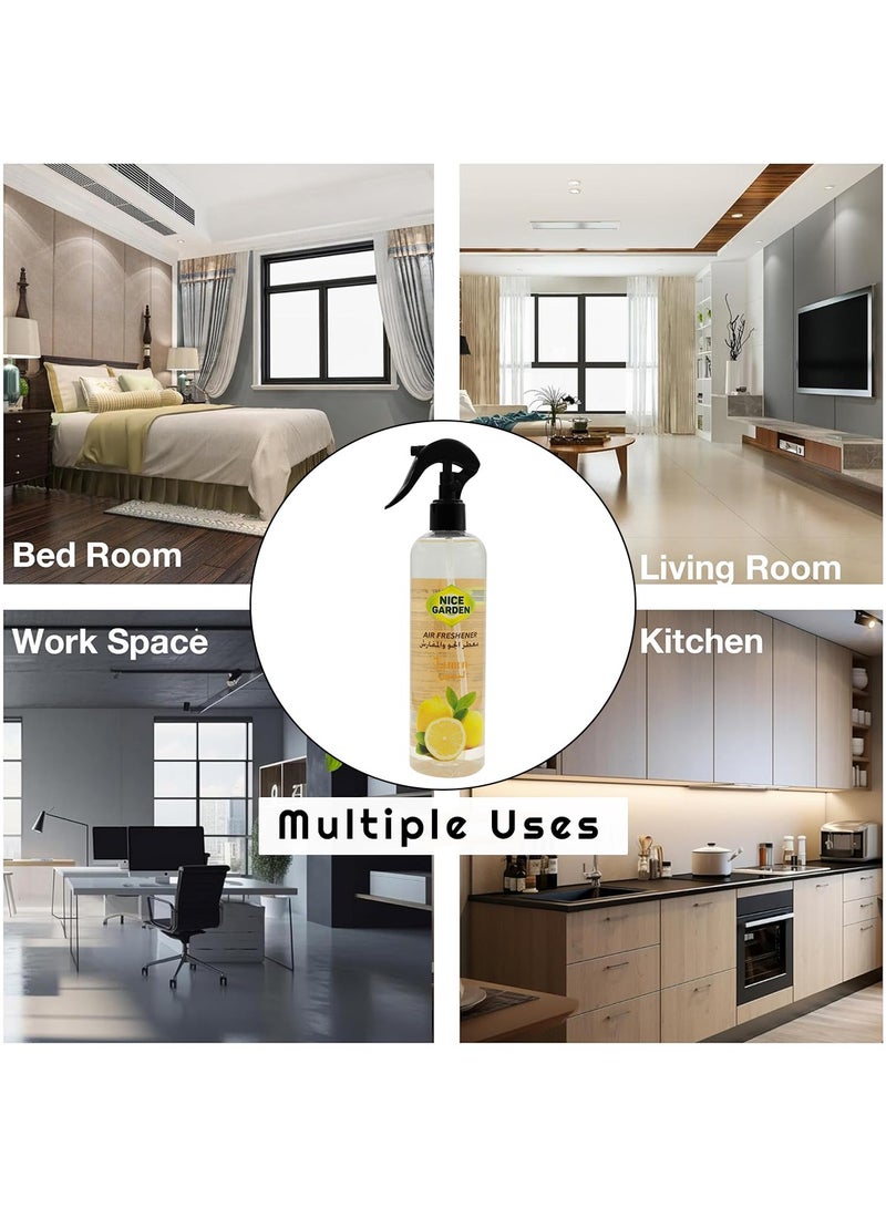 ليمون معطر جو برائحة الليمون للسيارة والمنزل والمكتب 400 مل معطر جو يدوم طويلاً - Image 5