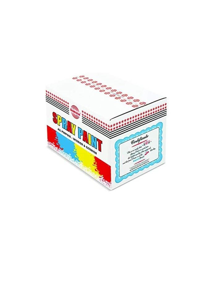 اسماكو Asmaco بخاخ طلاء كروم سيلفر - 12 قطعة في 1 علبة - Image 3