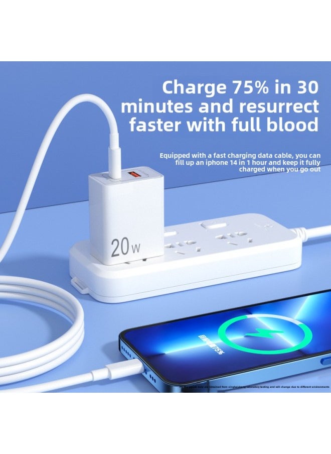 Generic - 3C Certified 20W Fast Charging PD USB Multi-interface Charging Head For Apple Huawei Xiaomi Mobile Phone Charger-Color:10W PD USB ] - Image 1
