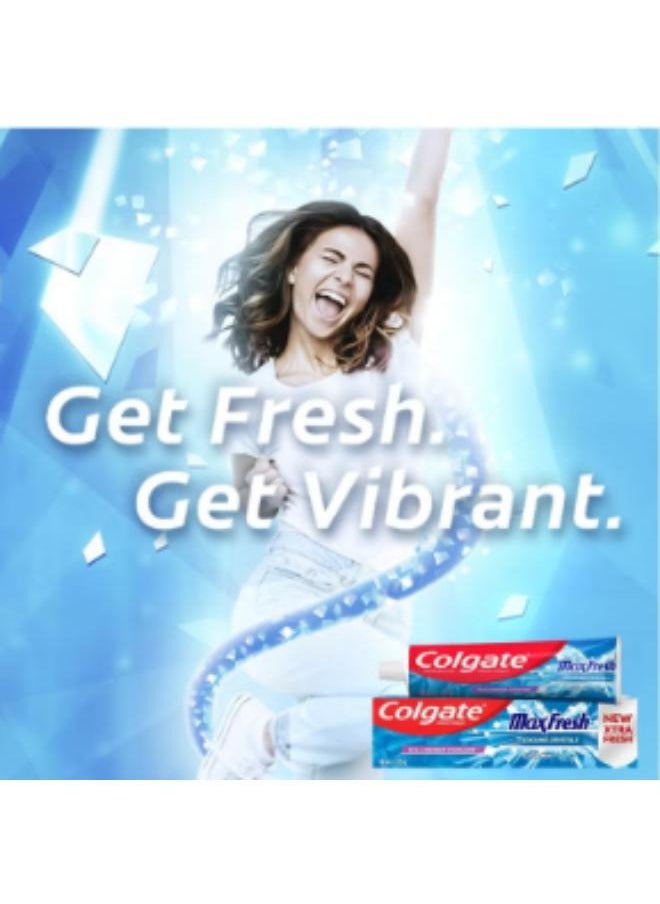 Colgate - Colgate Pack Of 3 Max Fresh Cool Mint Toothpaste with Cooling Crystals 100ml - Image 1