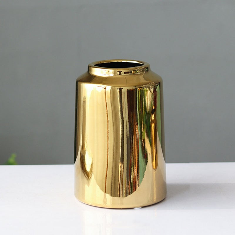 Simple Ceramic Flower Pot Vase Home Vase Decoration Home Flower Holder Vase - Image 3