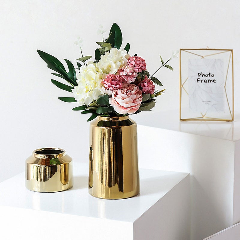 Simple Ceramic Flower Pot Vase Home Vase Decoration Home Flower Holder Vase - Image 5